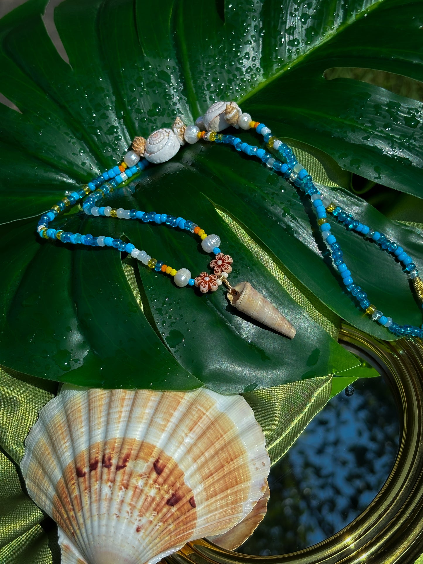 Blue Lagoon Waist Beads