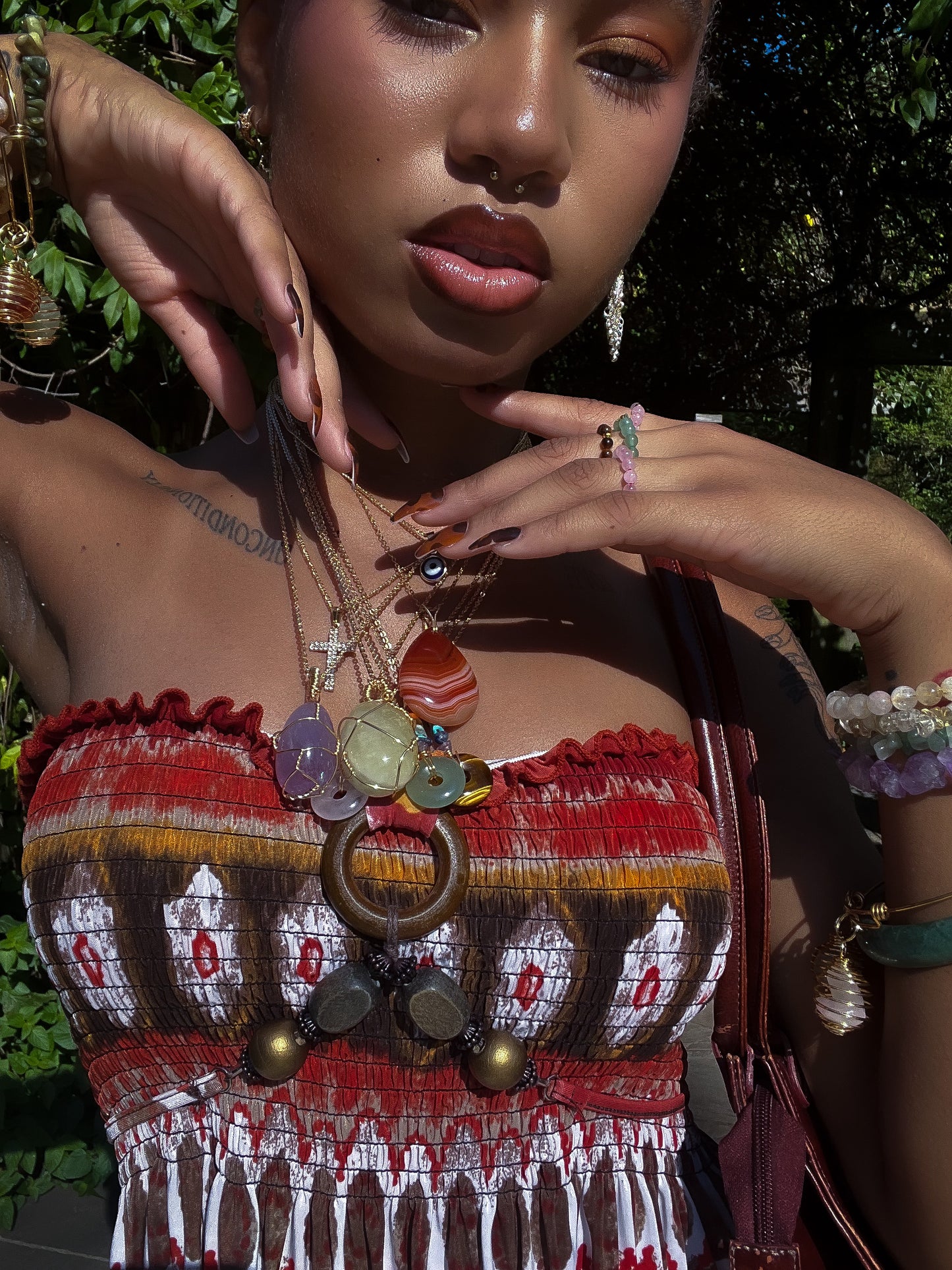 7 Chakra Green Aventurine Necklace