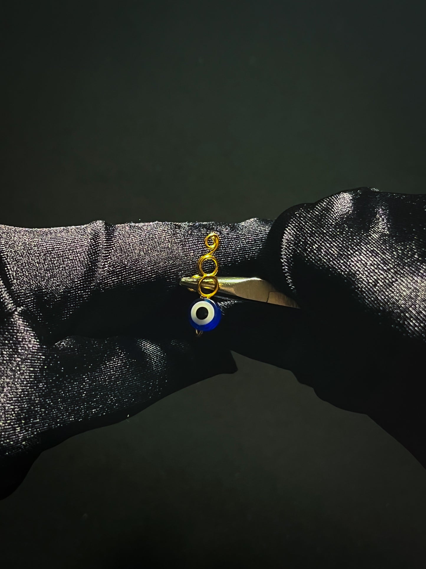 Evil Eye Wire Faux Nose Ring