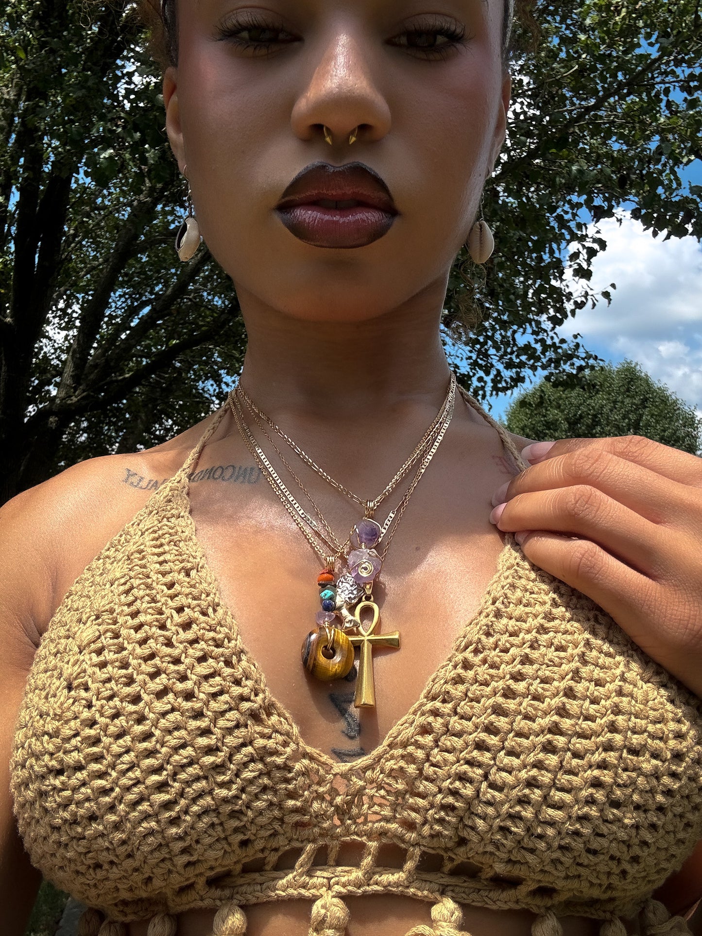 Gold Ankh Necklace