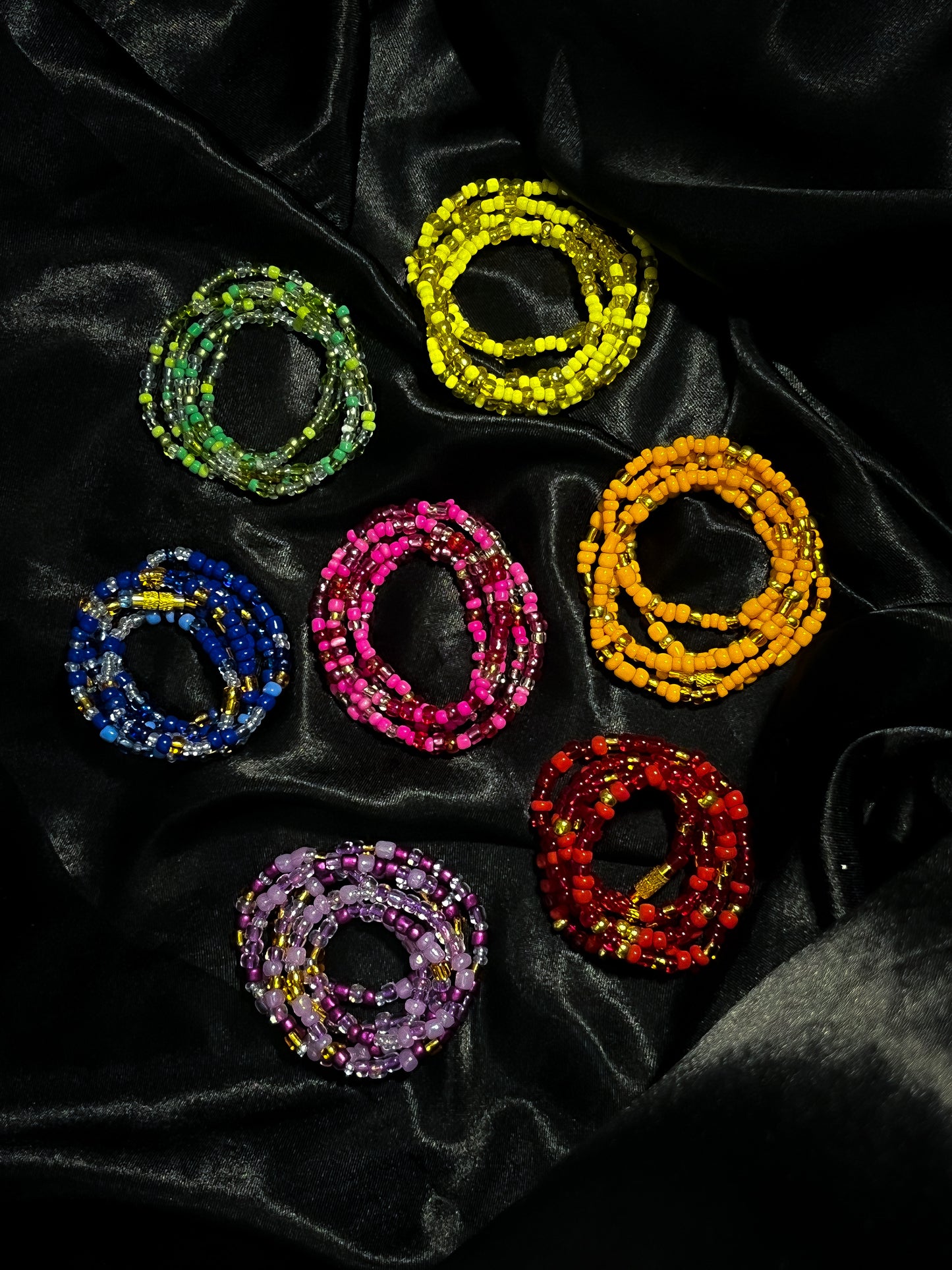 Rainbow Waist Bead Set