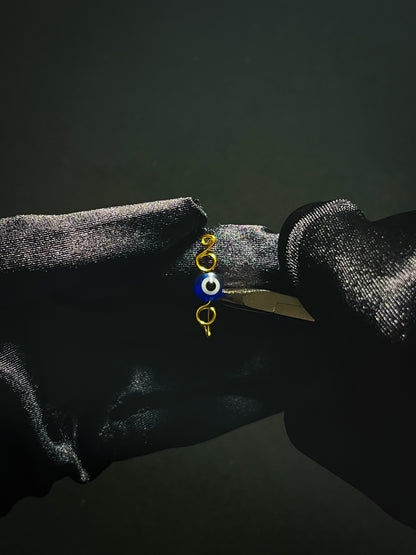 Evil Eye Wire Faux Nose Ring