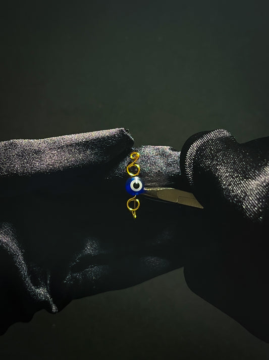 Evil Eye Wire Faux Nose Ring