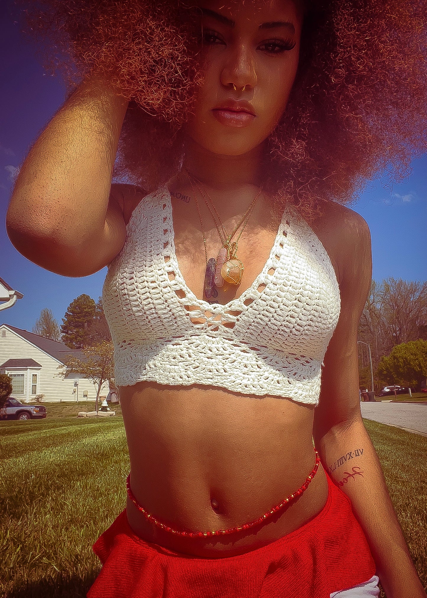 Red Root Chakra Waist Beads