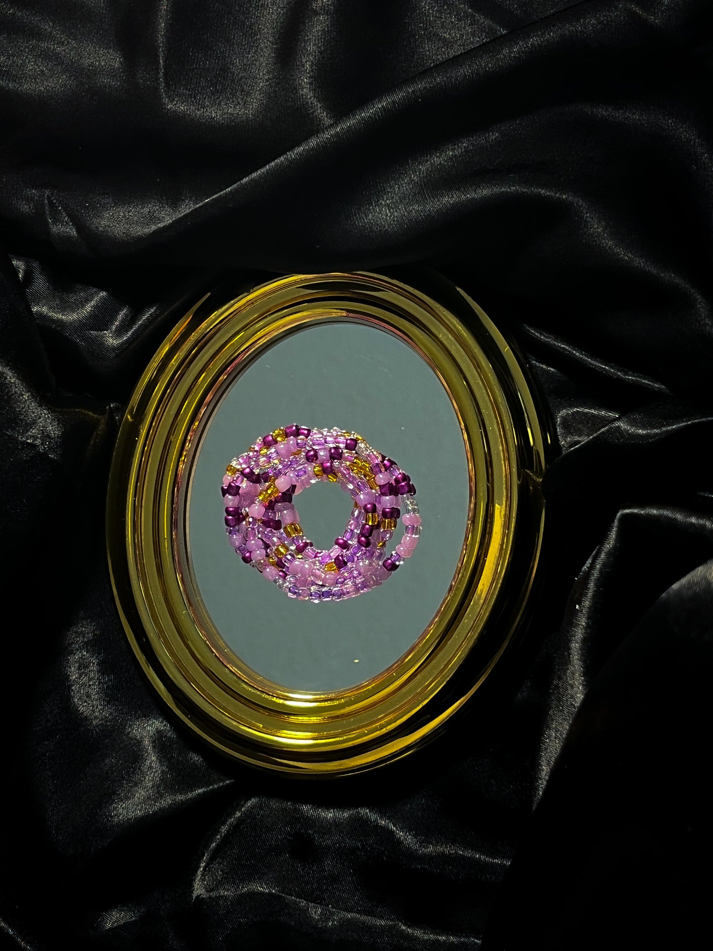 Purple Crown Chakra Waist Beads