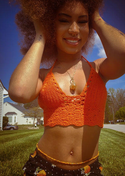 Orange Sacral Chakra Waist Beads