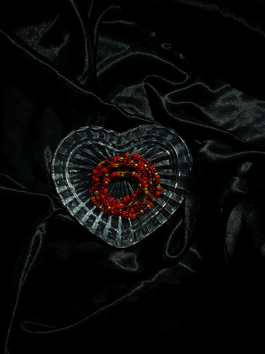 Red Root Chakra Waist Beads