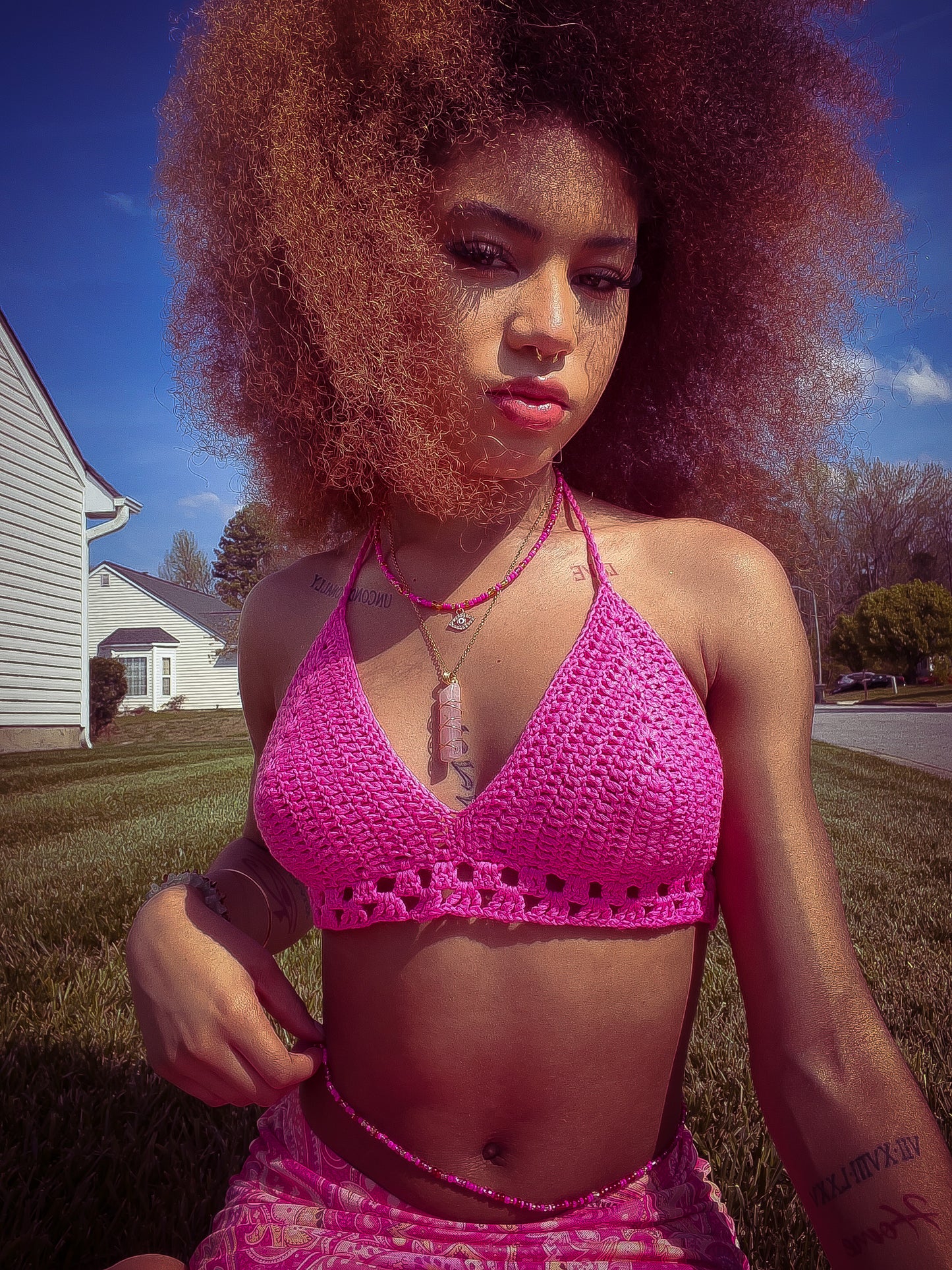 Pretty In Pink Waist Beads