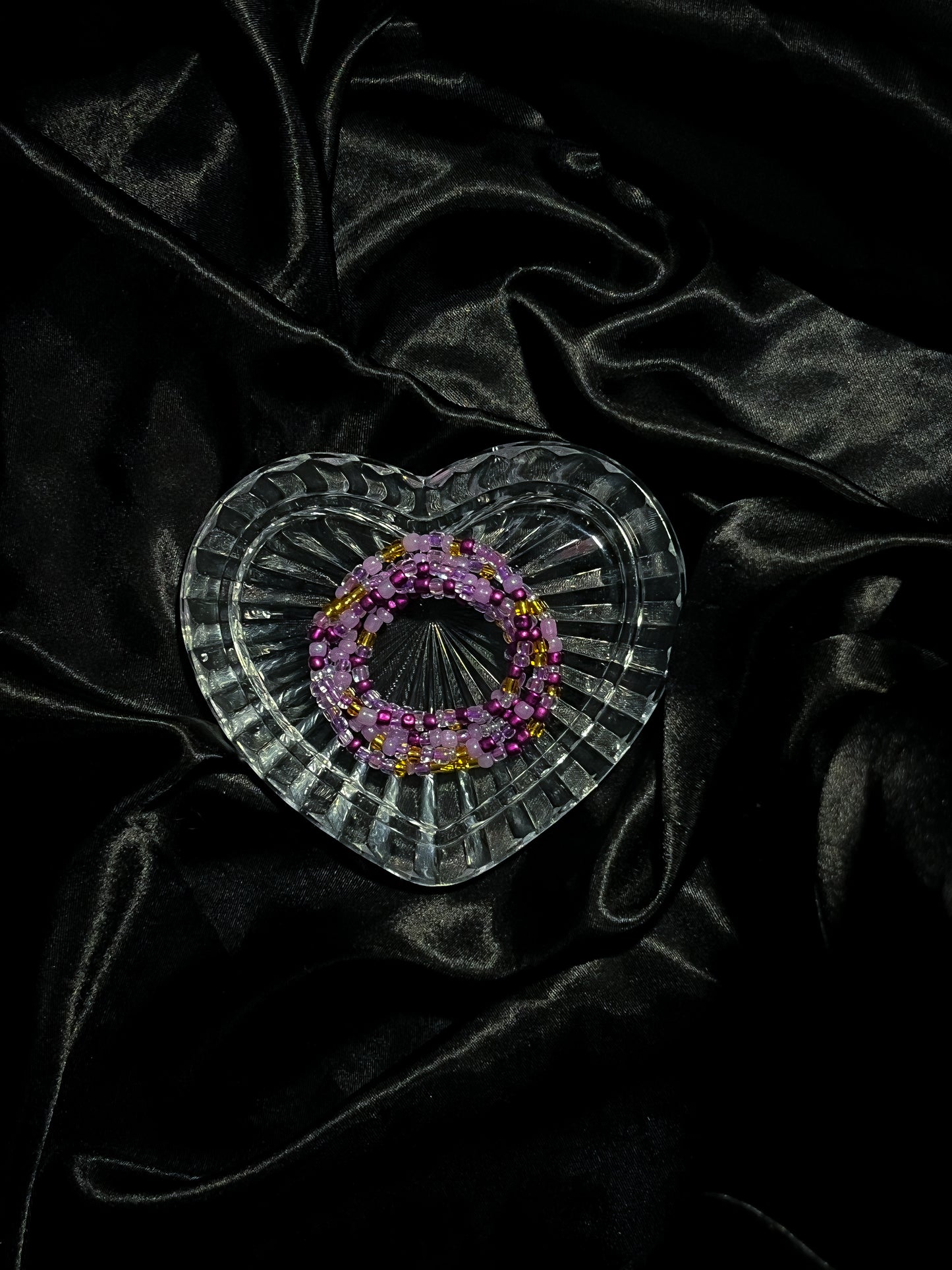 Purple Crown Chakra Waist Beads