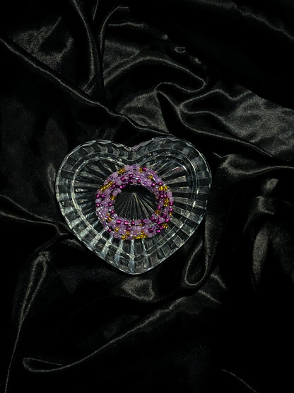Purple Crown Chakra Waist Beads