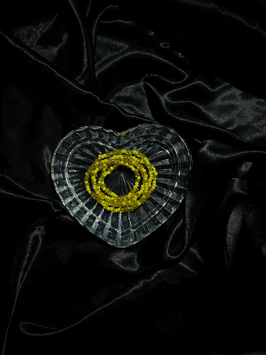 Yellow Solar Plexus Chakra Waist Beads
